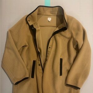 J. Crew Tan Fleece Jacket